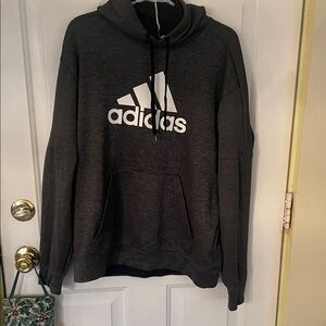 Adidas Men's Charcoal Hoodie